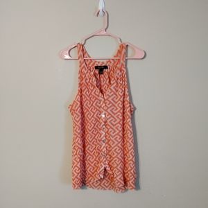 Anthropologie Sweet Pea Tangent Mesh Tank Size XL